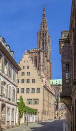 Idyllic impression of strasbourg, a city at the alsace region in france