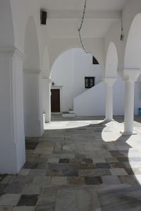 Corridor of historic building