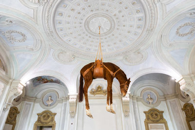 Low angle view of ceiling