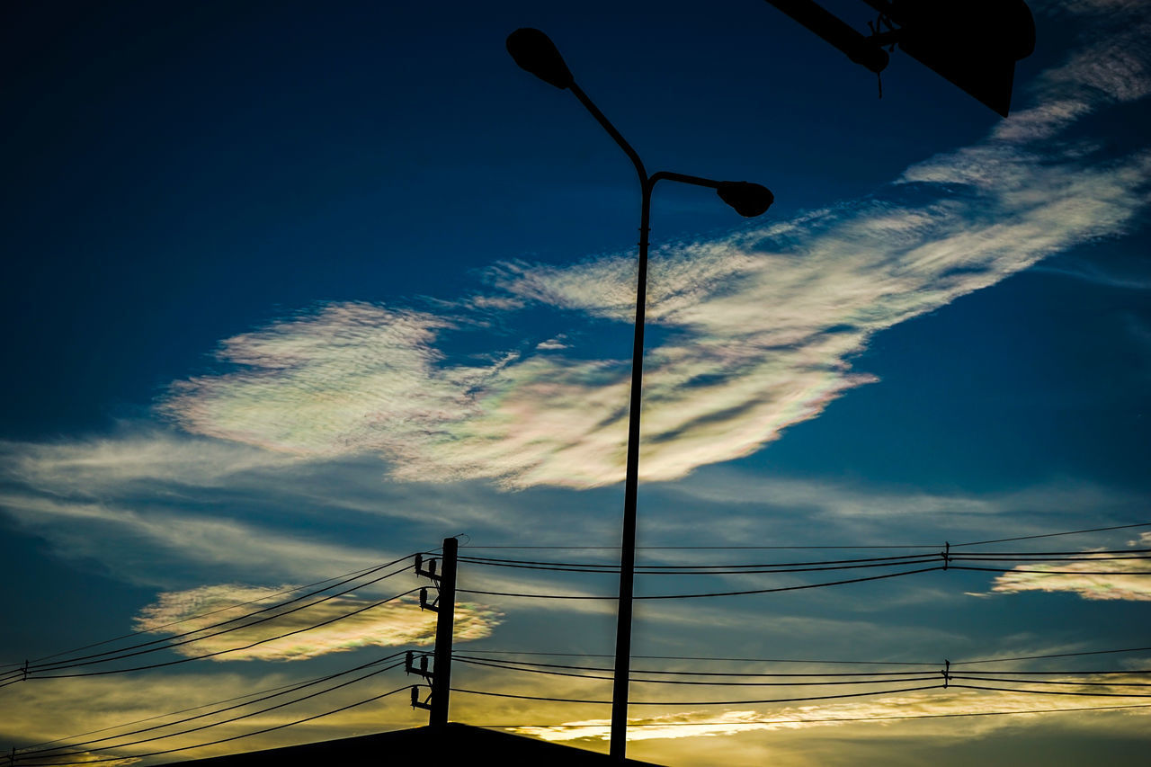 LOW ANGLE VIEW OF STREET LIGHT