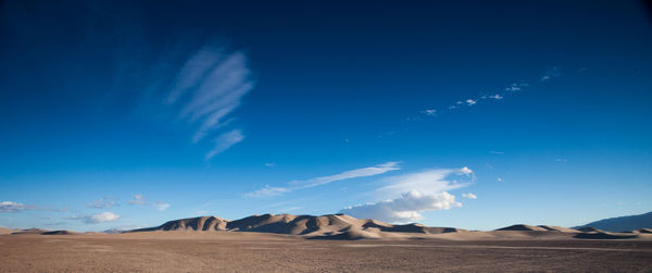 Scenic view of sand at mojave desert