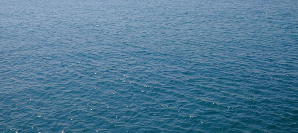 High angle view of sea