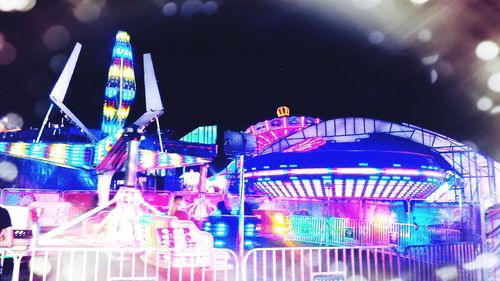 Low angle view of multi colored balloons