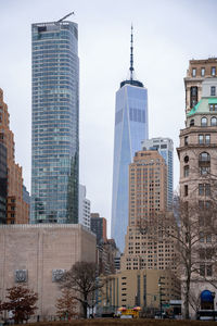 Skyscrapers in city