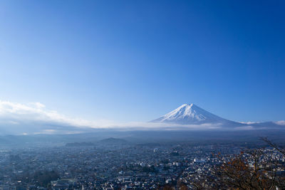 Aerial view of city