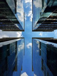 Low angle view of modern building