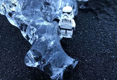 Close up of ice