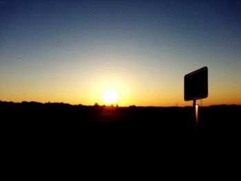 Scenic view of landscape at sunset
