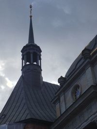 Low angle view of church against sky