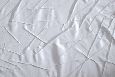 Full frame shot of white textile