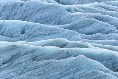 Full frame shot of snow covered landscape