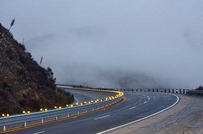 Highway against sky