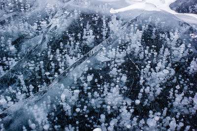 Full frame of ice surface