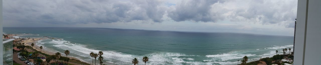 Panoramic view of sea against sky