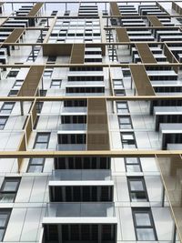 Low angle view of apartment building