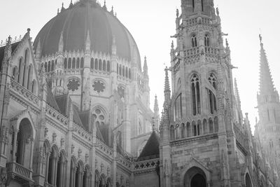 Low angle view of cathedral against sky in city