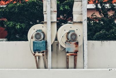 View of electrical equipment outdoors