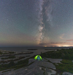 Camping along the atlantic coast in nova scotia