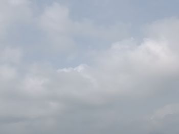 Low angle view of clouds in sky