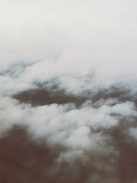 Aerial view of cloudscape