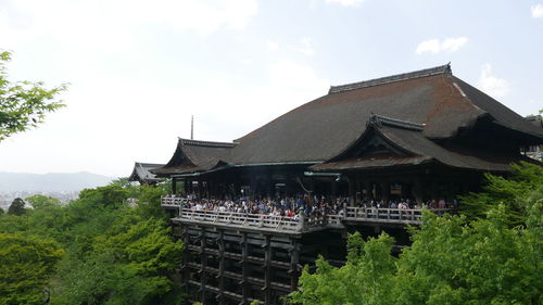 View of temple against sky