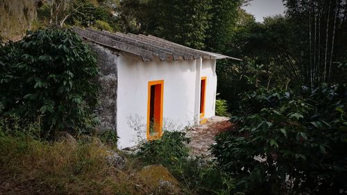 Entrance of building