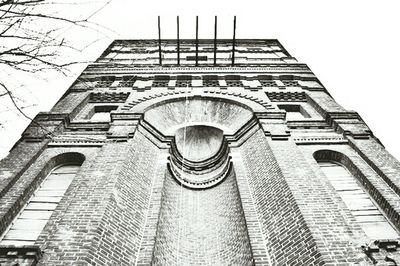 Low angle view of building against sky