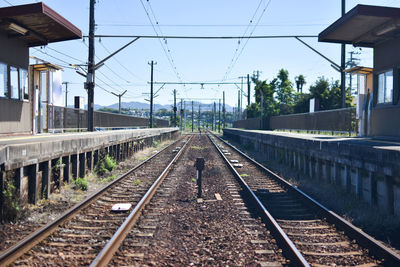 Railroad tracks in japan