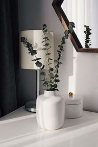 Interior of bathroom at home