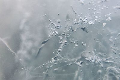 Full frame shot of wet ice