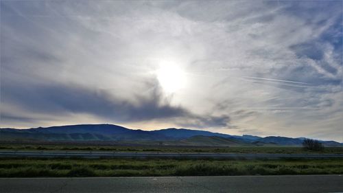 Scenic view of landscape against sky