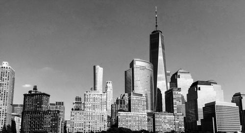 Low angle view of buildings against sky