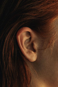 Close-up of an ear