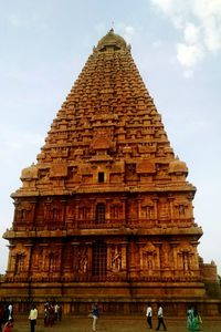 Low angle view of a temple