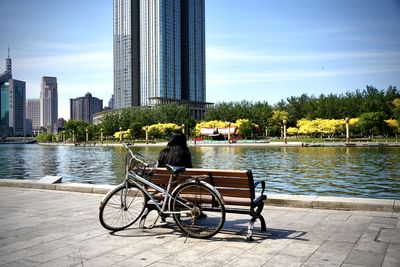 Tianjin river side 