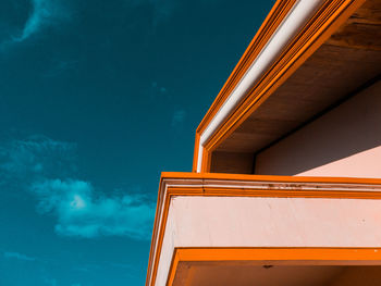 Low angle view of building against sky