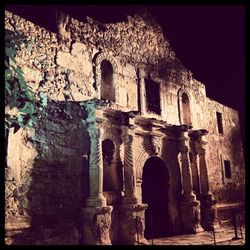 Low angle view of old ruin