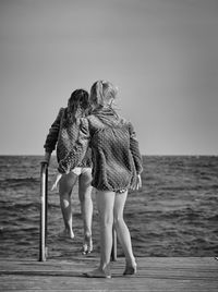 Girls at sea