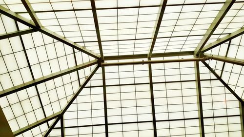 Low angle view of ceiling