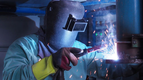 Man working in factory