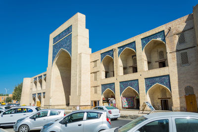 View of building against blue sky