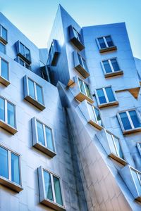 Low angle view of residential building