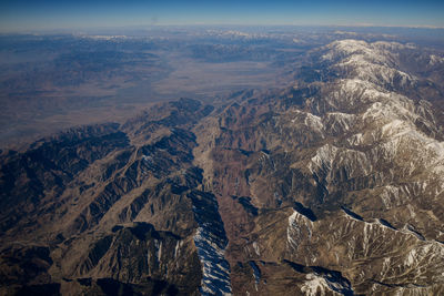 Areal view taken from the plane