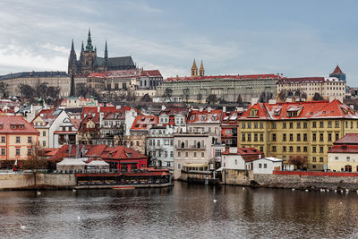 View of buildings at waterfront