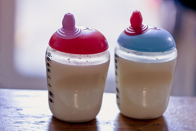 Close-up of drink on table