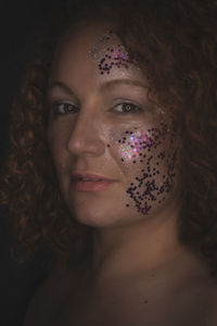 Close-up of young woman