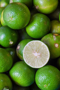 Full frame shot of green fruits