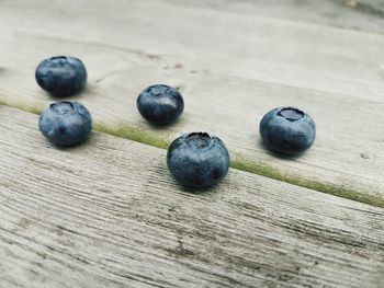 Close-up of fruits on table