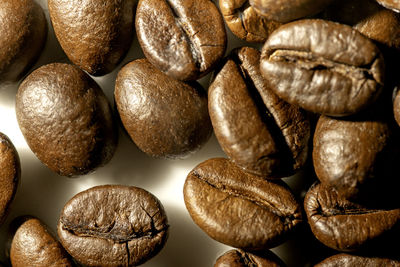 Full frame shot of coffee beans