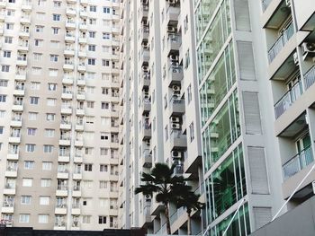 Low angle view of buildings in city